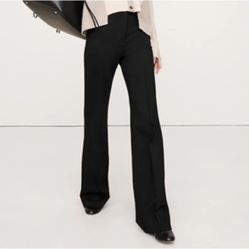 TALL Banana Republic Black Flare Pants - Picture 7 of 8